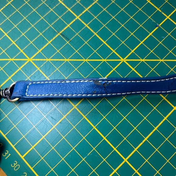 Vintage Coach Blue monogram logo clutch pouch - Picture 6 of 16